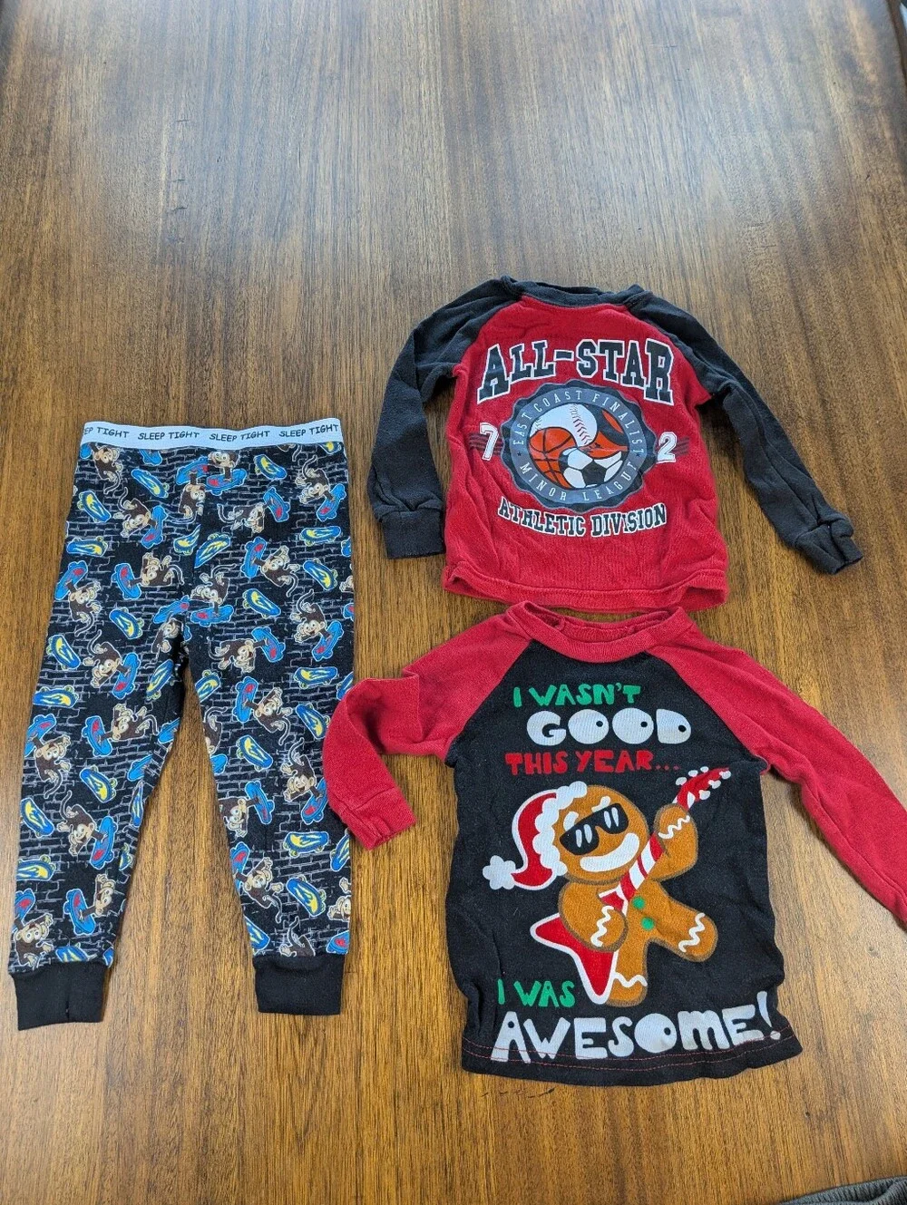 Bundle Of 10 Pcs Boys Clothing Size 18M Jordan Shorts Pajamas See Description